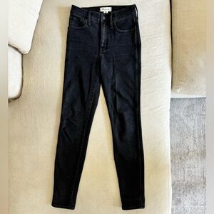 Madewell Black Skinny High-Rise Jeans